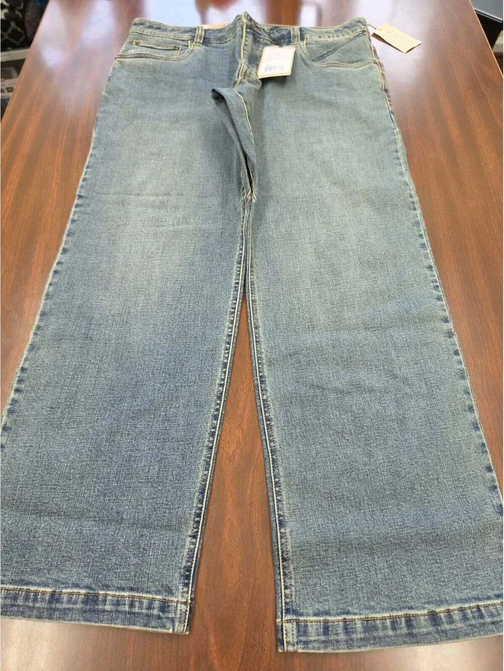 NWT prAna Axiom Jean Mens 36x30 Antique Stone Wash Straight Leg Pants Gorpcore